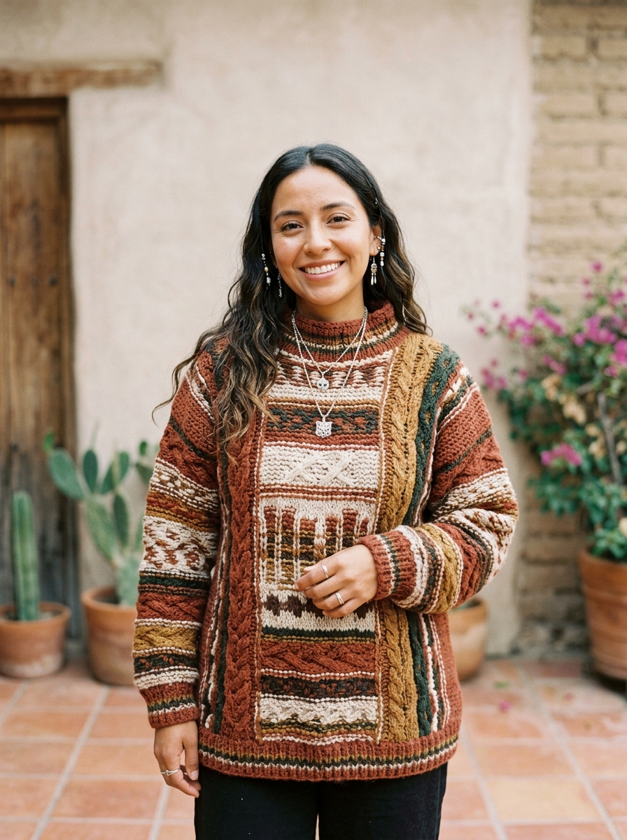 Cárdigan Tlaxcala — modelo